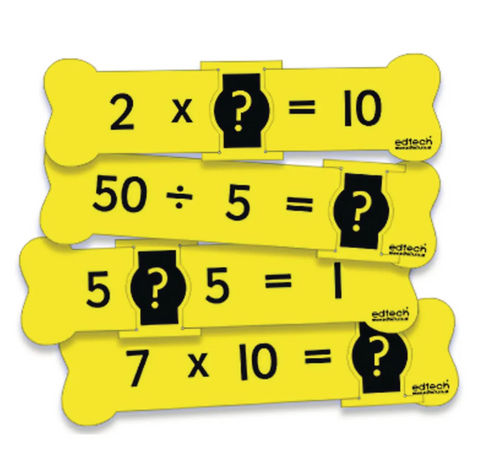 Multiplication and Division Crunchers - Pack of 72 in Polybag