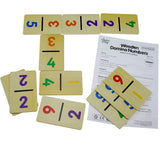 Wooden Domino Numbers