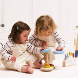 Wooden Rainbow Stacking Tower