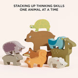 Forest Stacking Animals & Bag 10pc
