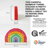 Rainbow Stacking Tunnel