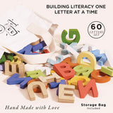 Wooden Letters & Bag: 60pc
