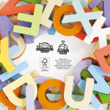 Wooden Letters & Bag: 60pc