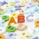 Wooden Letters & Bag: 60pc