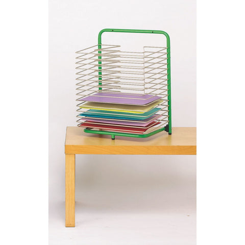 Desk Top/ Wall Mounted Art Drying Rack 15 Shelves
