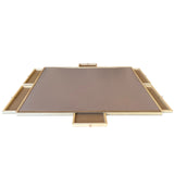 Rotating Puzzle Board with Drawers