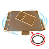 Rotating Puzzle Board with Drawers