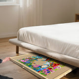 Rotating Puzzle Board with Drawers