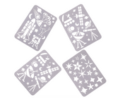Space Exploration Stencils, A4 4pc