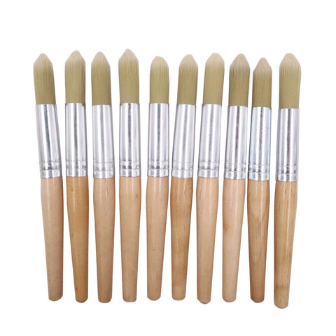 Stubby Paint Brushes 18cm 10pc