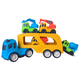 Bioplastic Free Wheel Car Carrier Blue 5pc