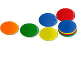 Textured Round Counters 100pc 5 Colours, 20mm