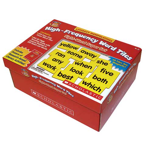 Little Red Tool Box: High-Frequency Word Tiles: Sight-Word Super Set - Demo Stock