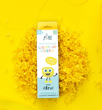 Glo Pals: Water Activated Light-Up Sensory Cubes - Alex (Yellow) 4pc