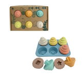 Bioplastic Cupcake Shape Sorter Set 13pc