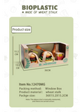 Bioplastic Hamburger Set 25pc