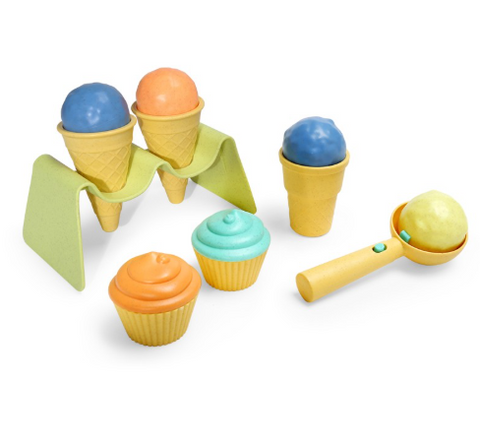 Bioplastic Ice Cream and Cupcake Set 13pc
