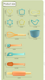 Bioplastic Kitchen Set 12pc