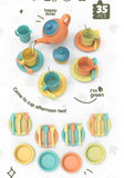 Bioplastic Afternoon Tea Set 35pc