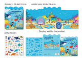 Incredible Aquarium: Reusable Jelly Sticker Set 43pc