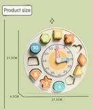 Bioplastic Clock Shape Pairing Puzzle 13pc