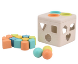 Bioplastic Block Shape Pairing Sorting Cube 16pc