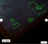Hakuna Matte Cloud Soft Children’s Carpet: Glow in the Dark Dinosaurs 1.7 x 1.20m