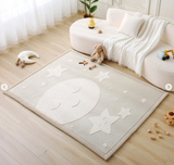 Hakuna Matte Cloud Soft Children’s Carpet: Moon & Stars 1.7m x 1.2m