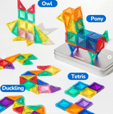 Mini Colourful Magnetic Tiles 42pc