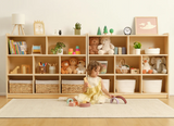 Wooden 3-Shelf Storage & Organiser 90 x 113cm (Plywood)