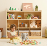 Wooden 3-Shelf Storage & Organiser 90 x 113cm (Plywood)