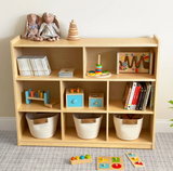 Wooden 3-Shelf Storage & Organiser 90 x 113cm (Plywood)