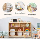 Wooden 3-Shelf Storage & Organiser 90 x 113cm (Plywood)