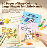 Play & Learn Colouring Book Set: Vehicles & Animals