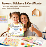 Play & Learn Colouring Book Set: Vehicles & Animals