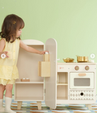 Modern Kitchen with Fridge 16pc