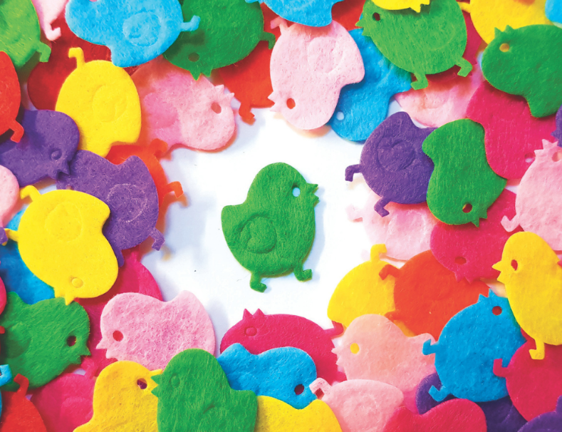 Felt Crafting Chicks 100pc