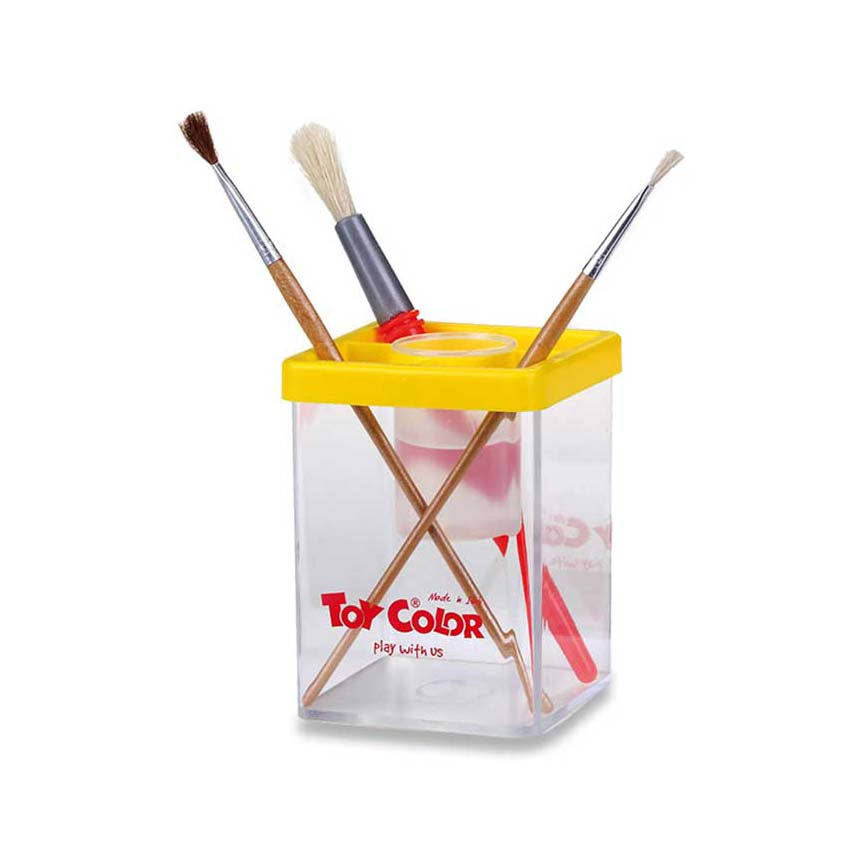 Brush Holder Assorted Colours 1pc
