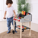 Wooden Braai Grill Set