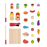 Wooden Braai Grill Set