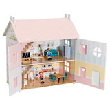 Wooden Doll House & Accessories