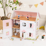 Wooden Doll House & Accessories
