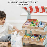 Honeybee Market Stall & Fruit Play Food Crate