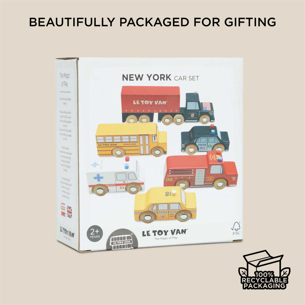 New York Toy Car Set 7pc