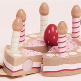 Sliceable Birthday Cake & Candles 14pc