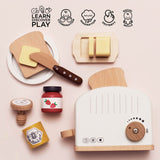Wooden Toaster Set 12pc