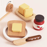 Wooden Toaster Set 12pc