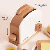 Wooden Toaster Set 12pc