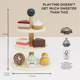 Three Tier Patisserie Cake Stand 8pc