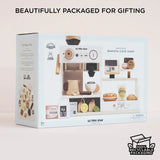 Wooden Barista Cafe Shop 18pc
